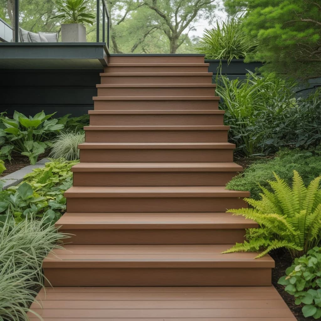 Solid or hollow boards for stairs