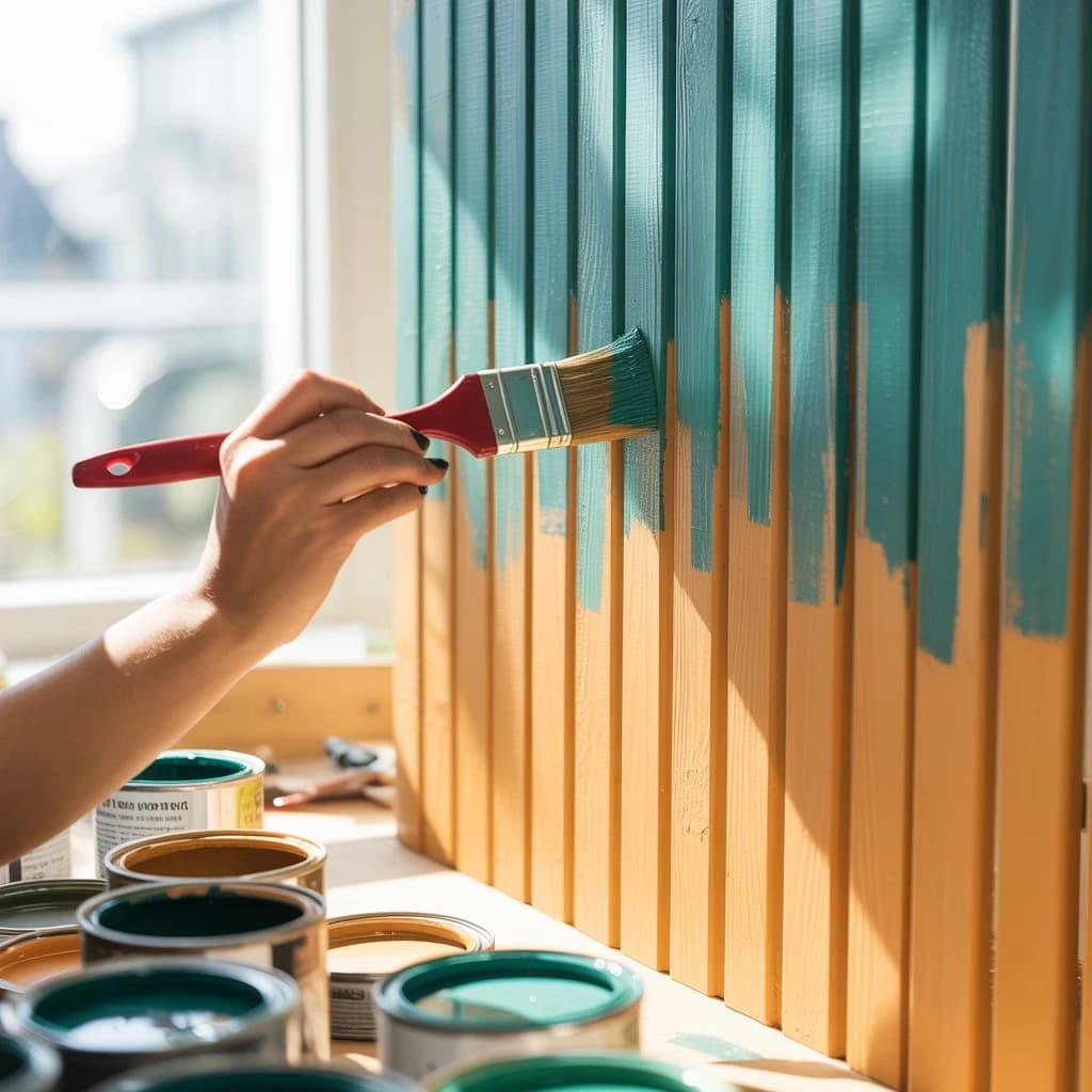 DIY paintable slats