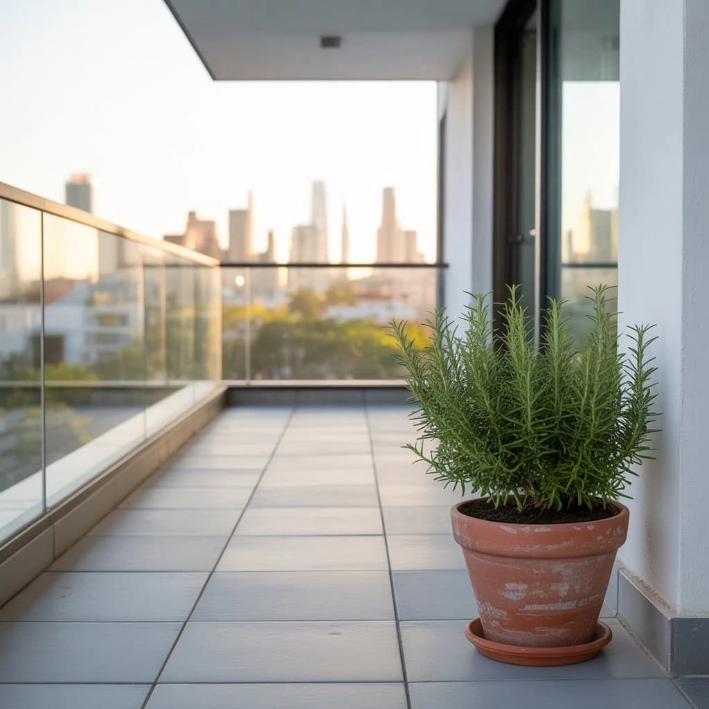 balcony flooring - porcelain tiles