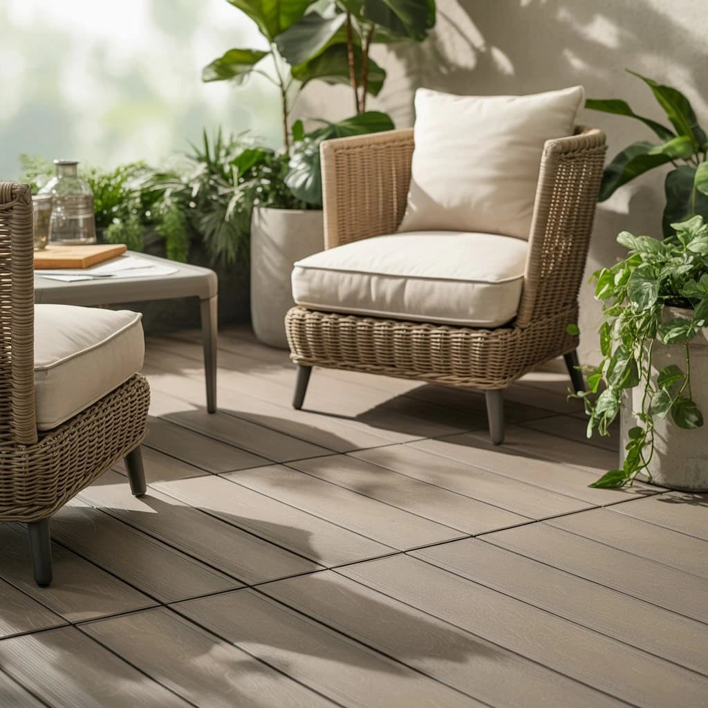 Composite patio tile - balcony