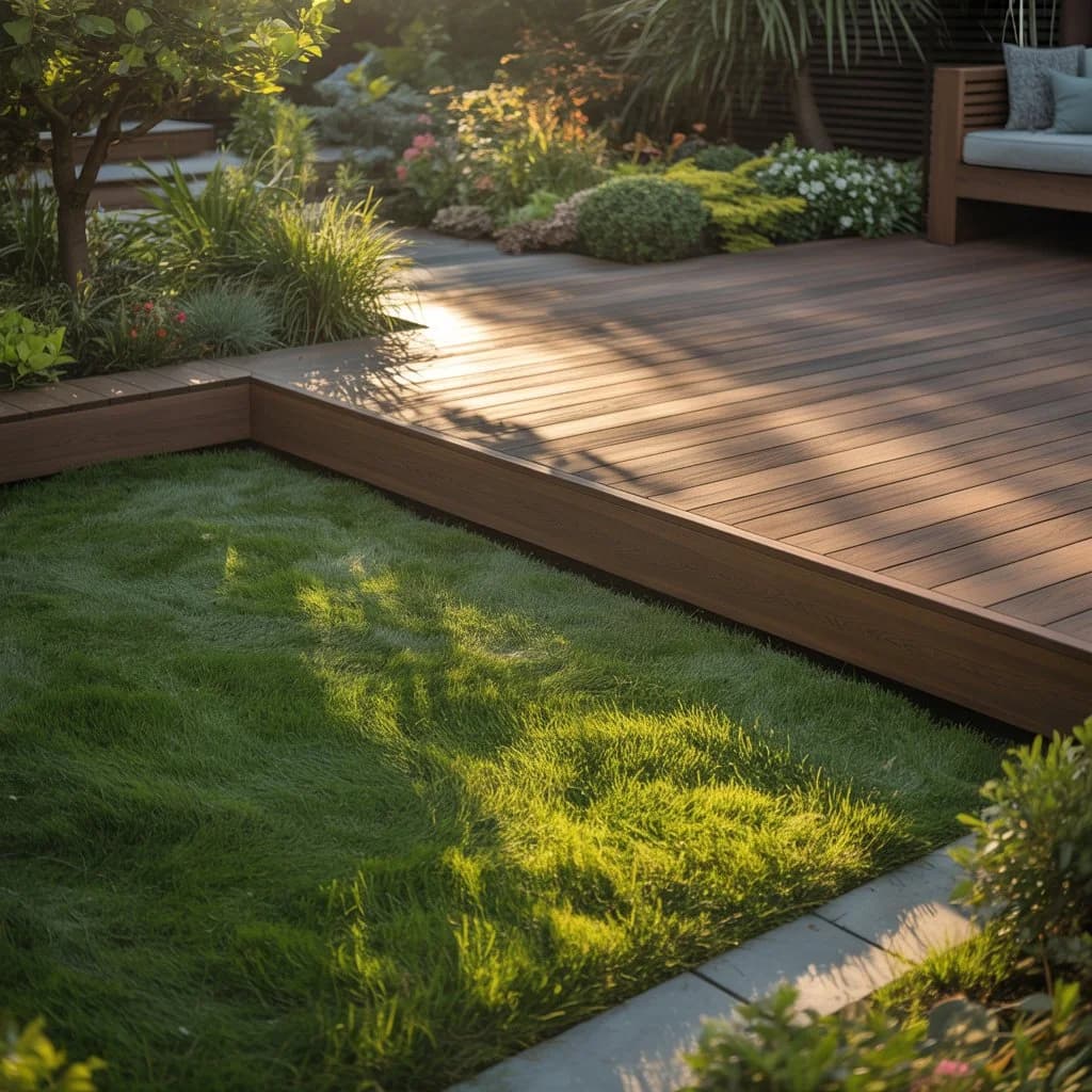 Decking on the ground or on joists