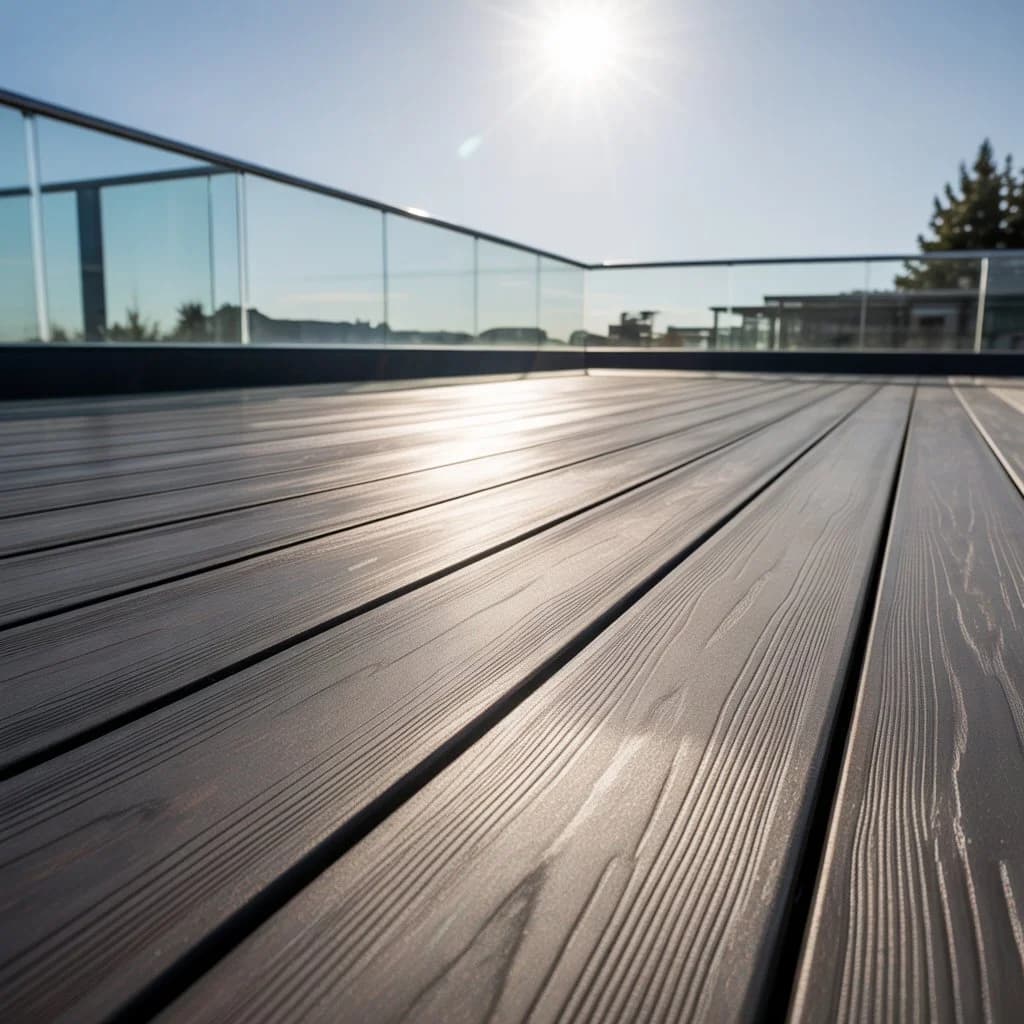 composite decking in hot weather