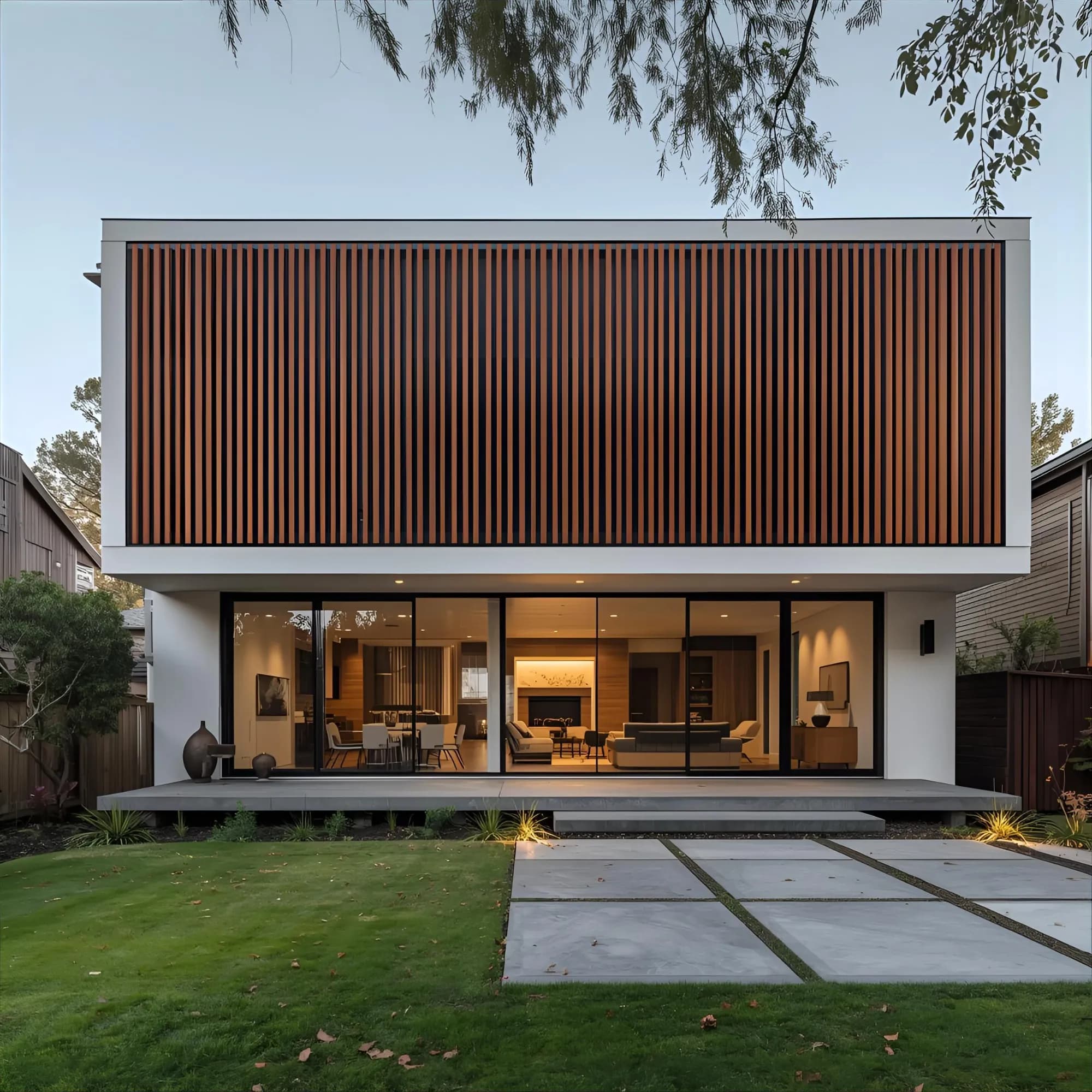 exterior slats