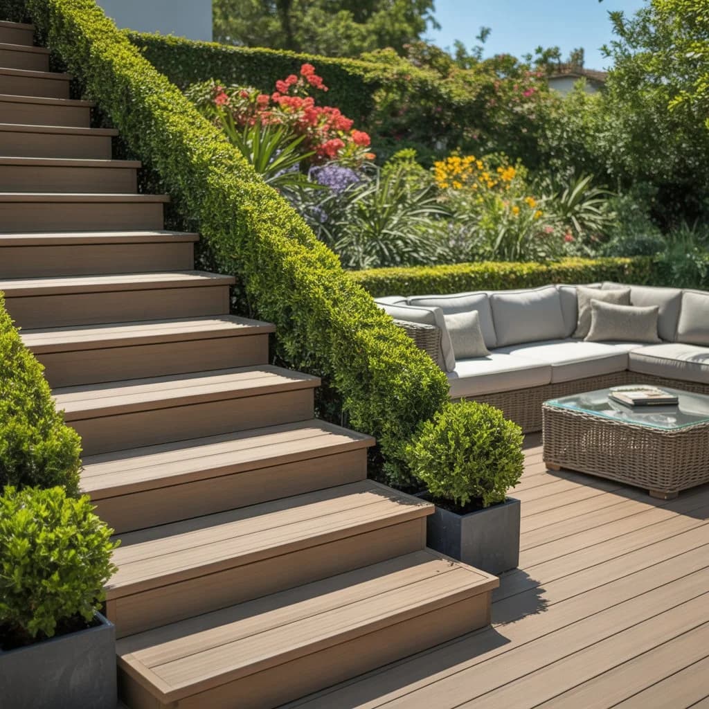composite decking board steps