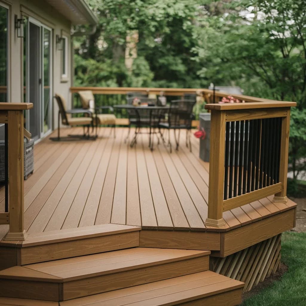 composite decking board terrace