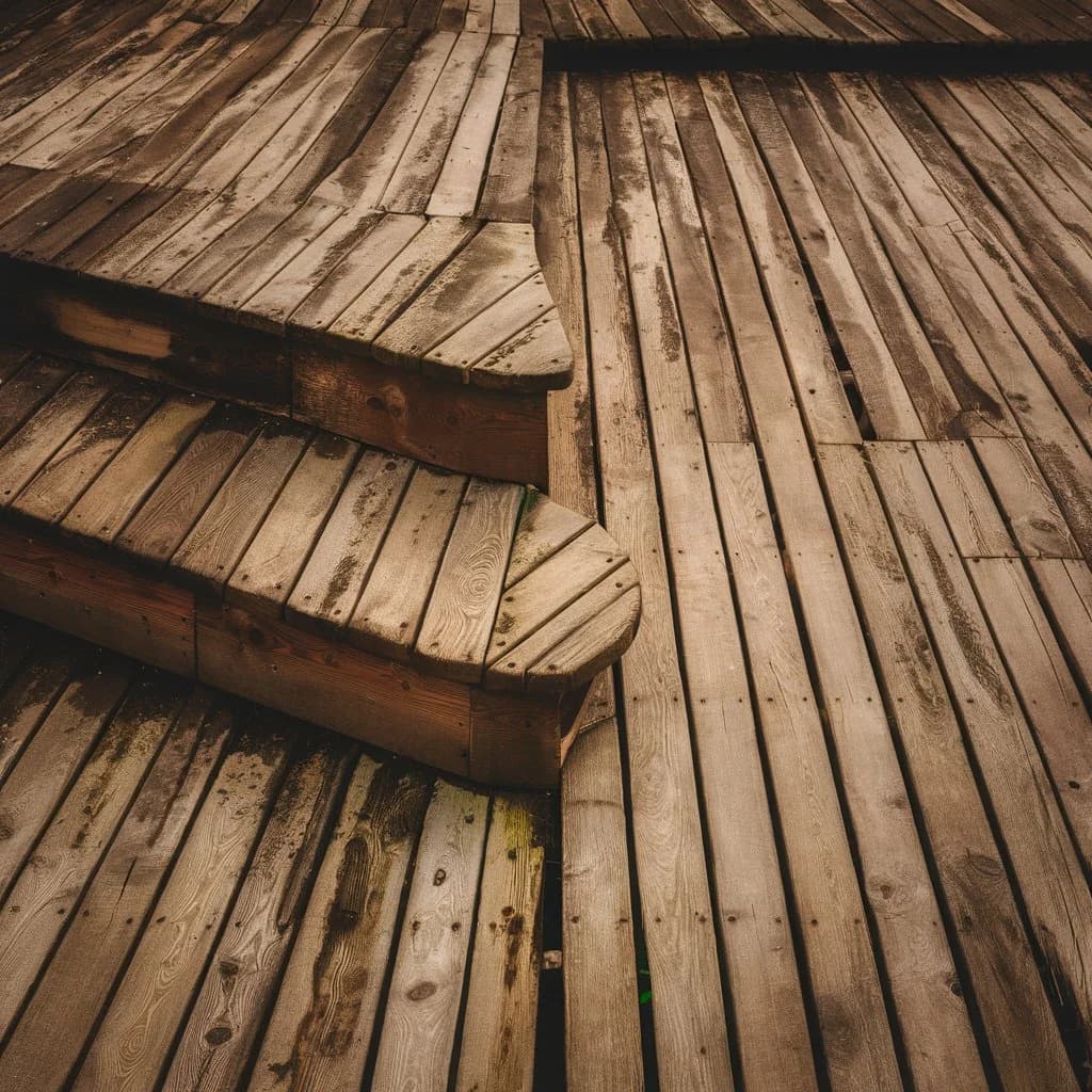 damaged terrace