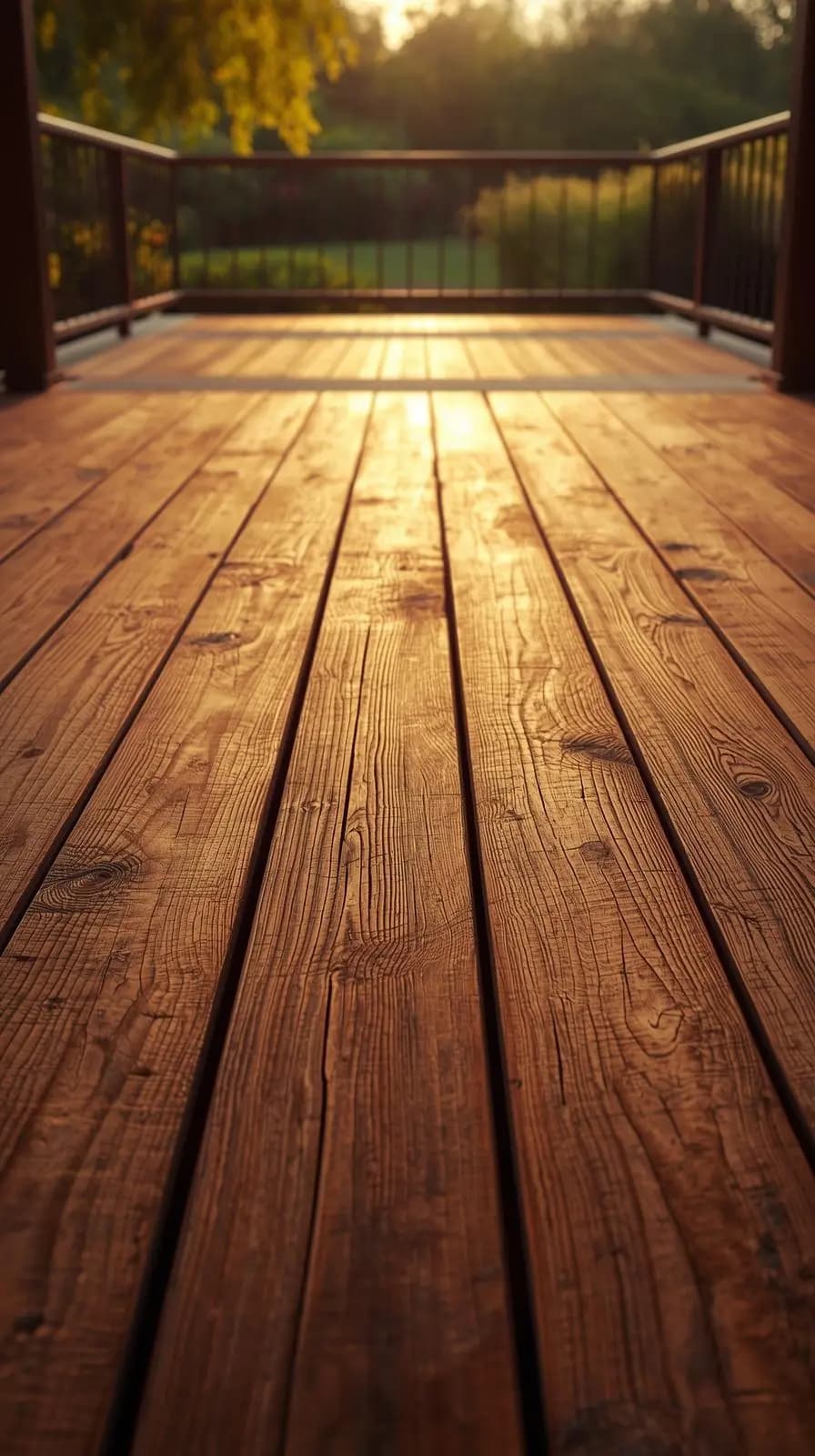 wooden terrace