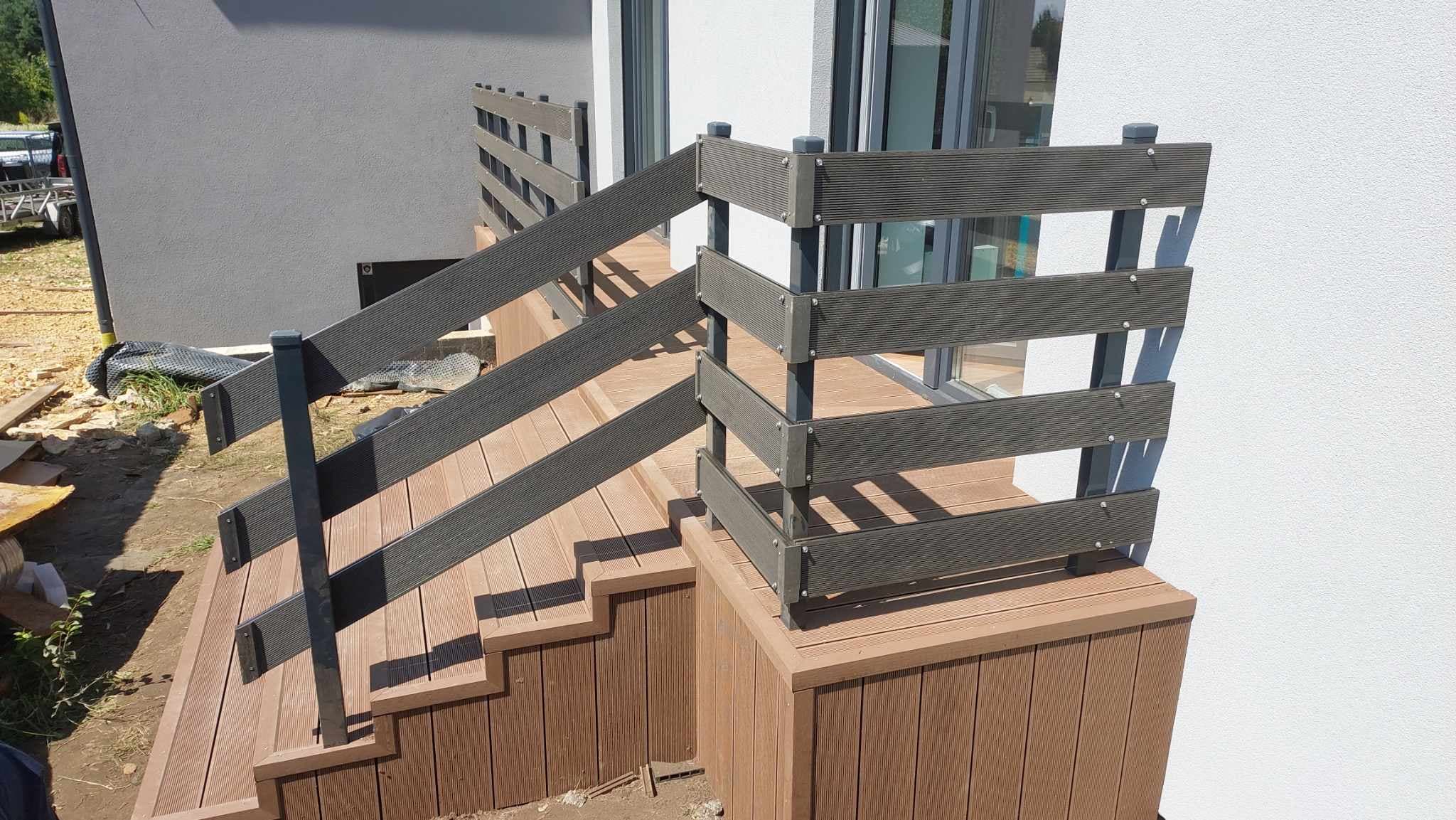 Composite decking board – Łeba