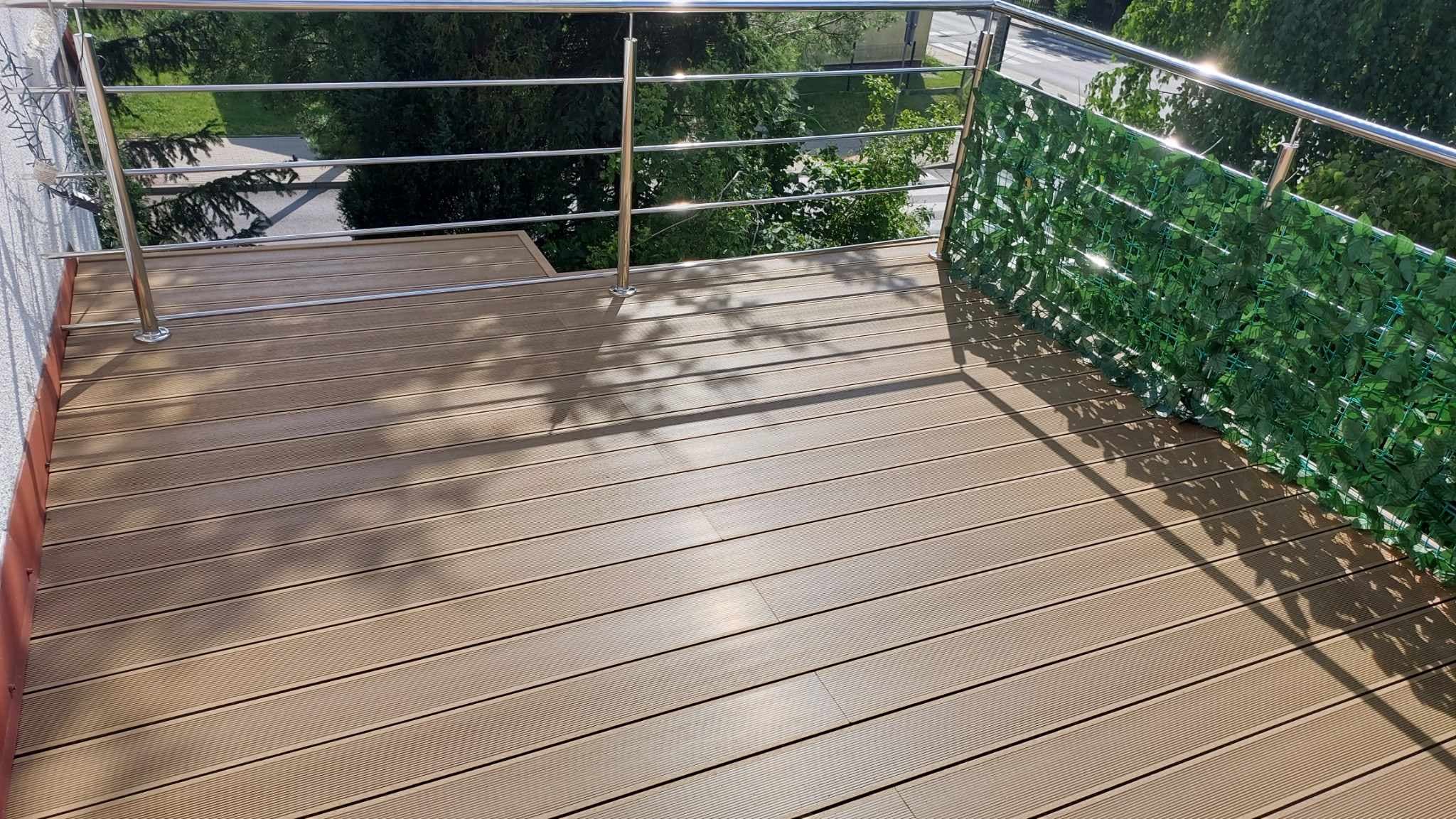 Composite decking board for a terrace - Leszno