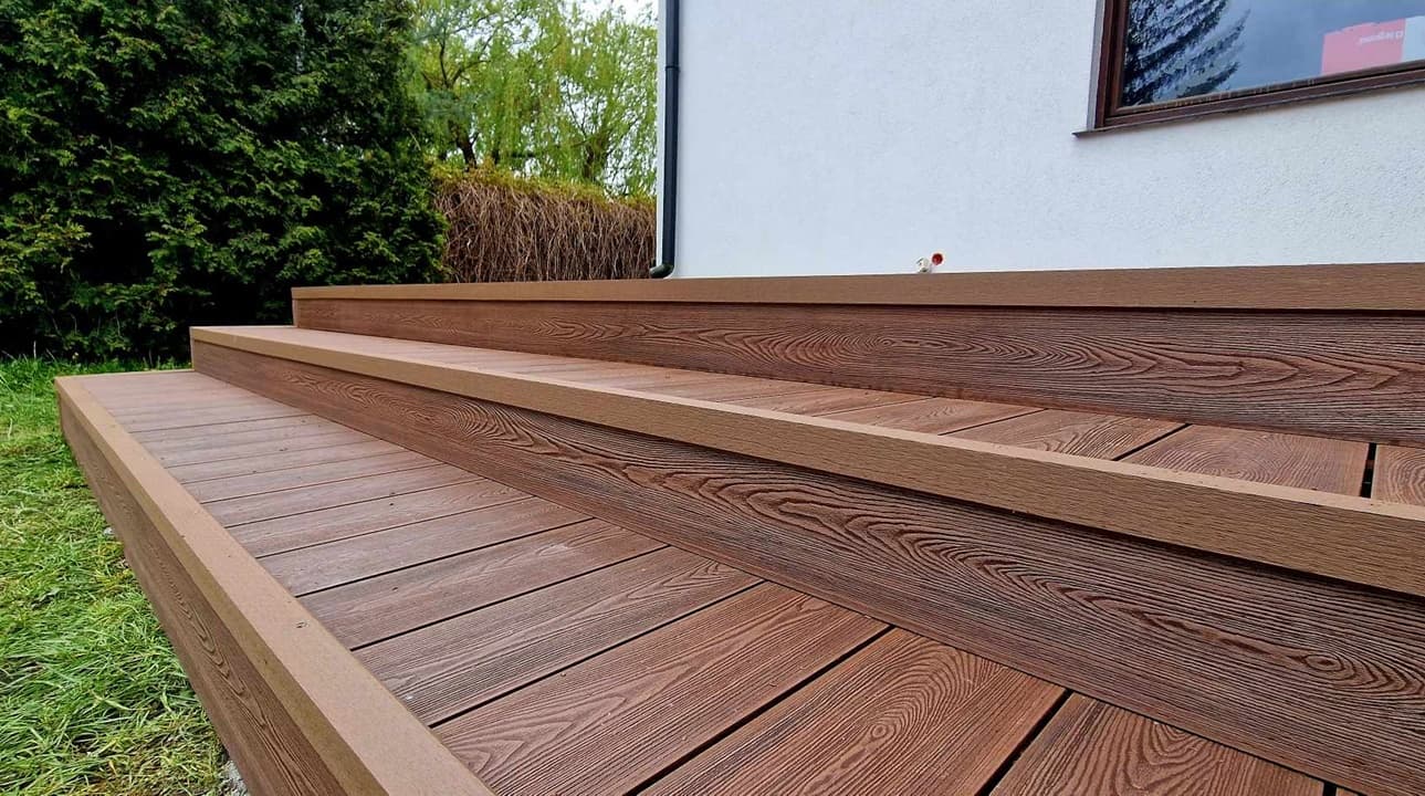 Composite decking system for terraces - Jaworzno