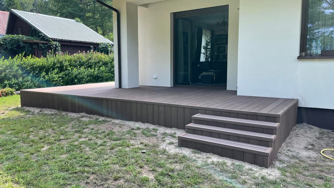 Composite and timber terraces - Zielonka
