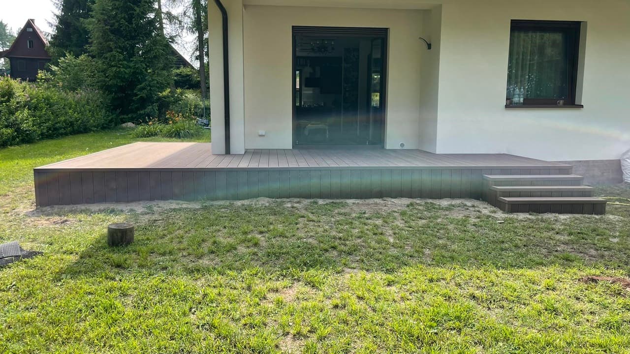Composite terrace system - Zielonka