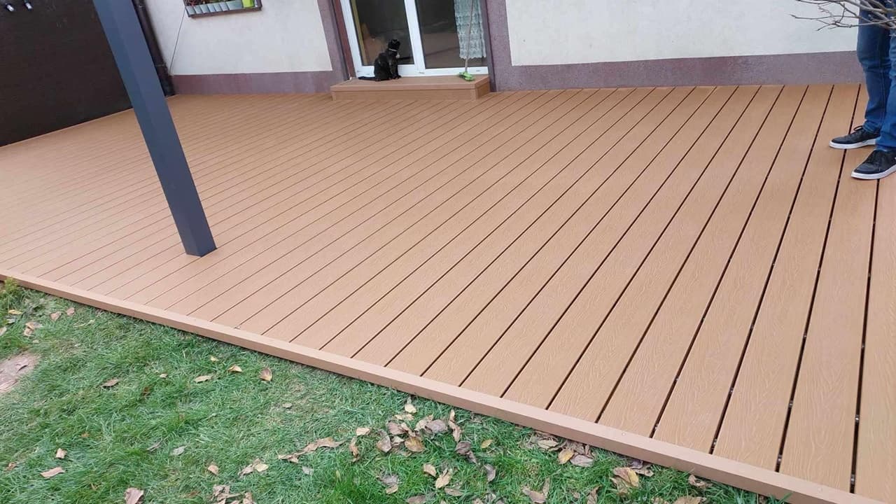 Composite decking board for a terrace - Rypin