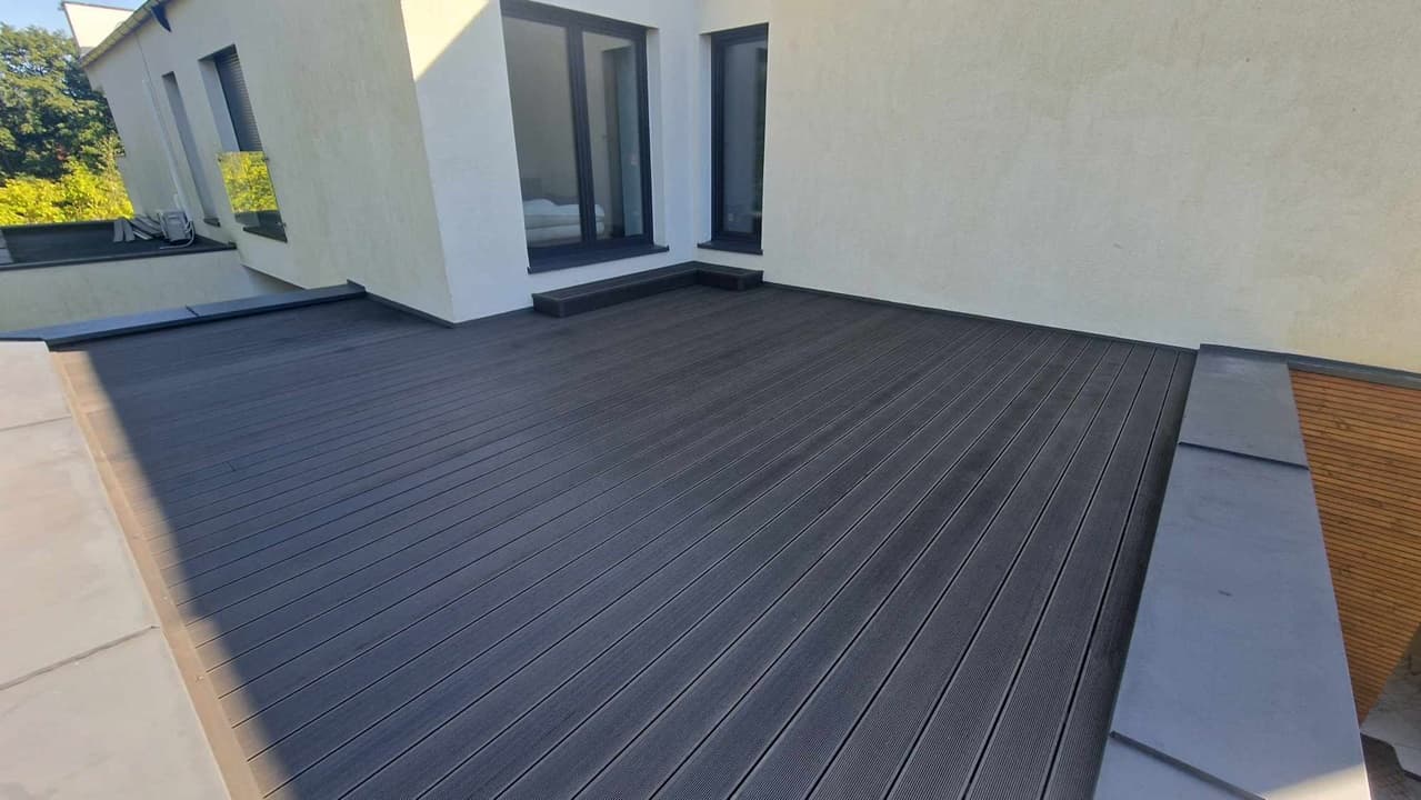 Composite decking board for a terrace - Pabianice