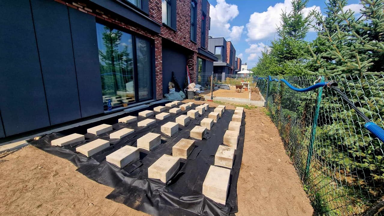 Composite decking system for terraces - Kwidzyń