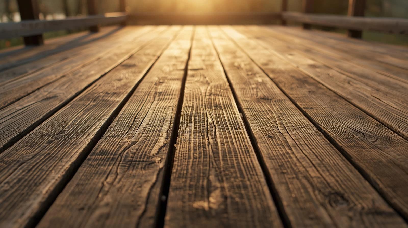 Wooden deck