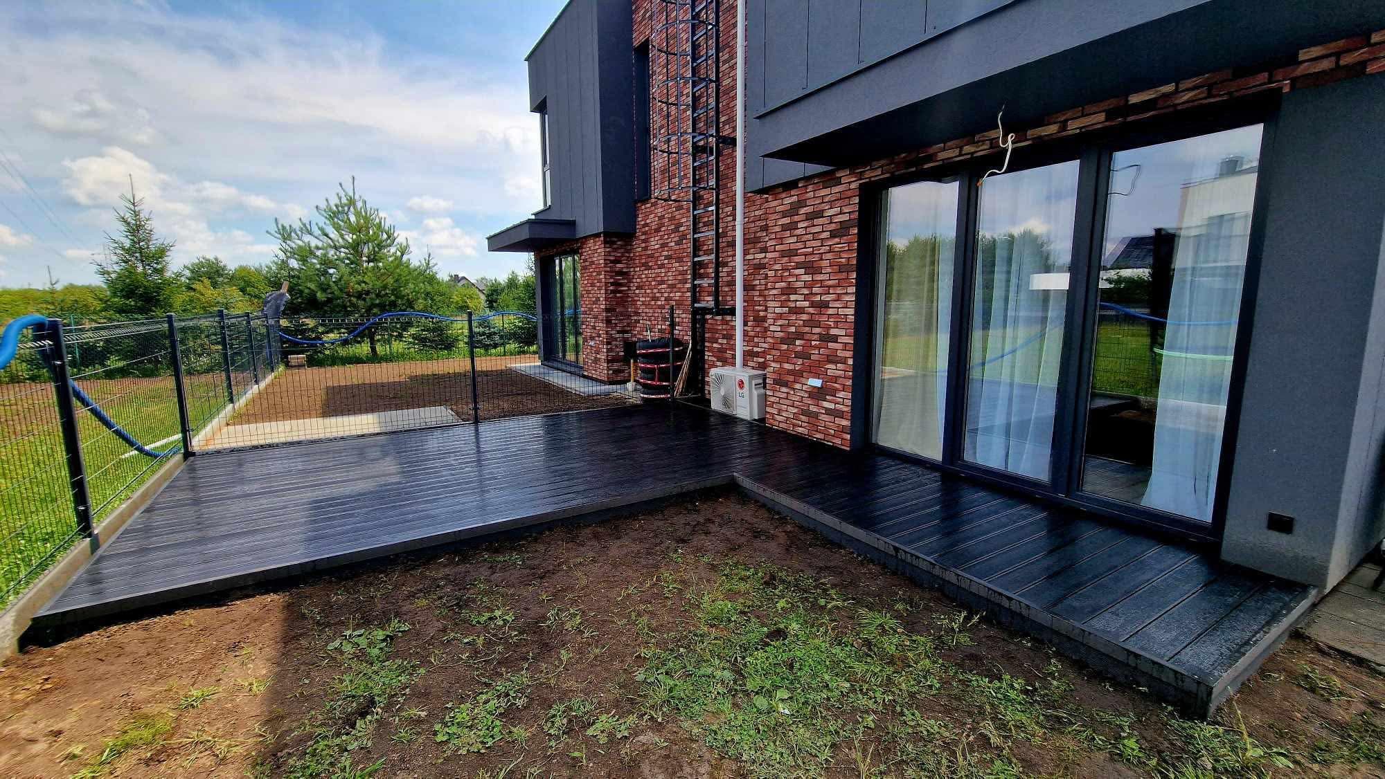 Low composite decking