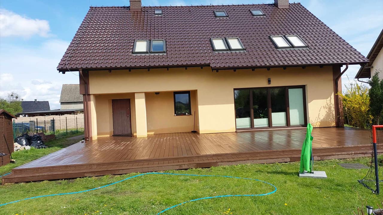 Composite decking system - Gdańsk