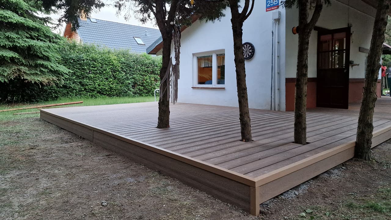 Composite terrace system - Włocławek