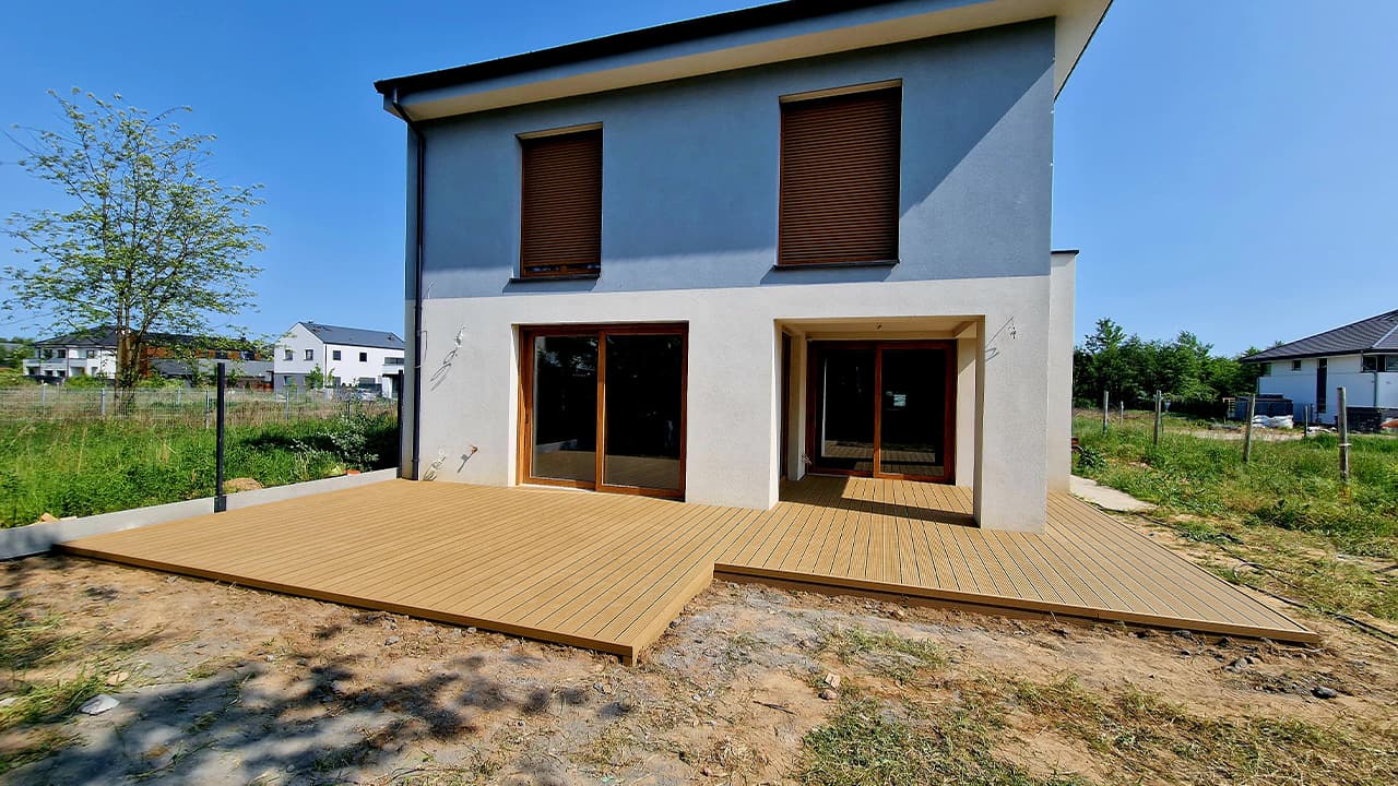 Composite decking board terraces - Słupsk