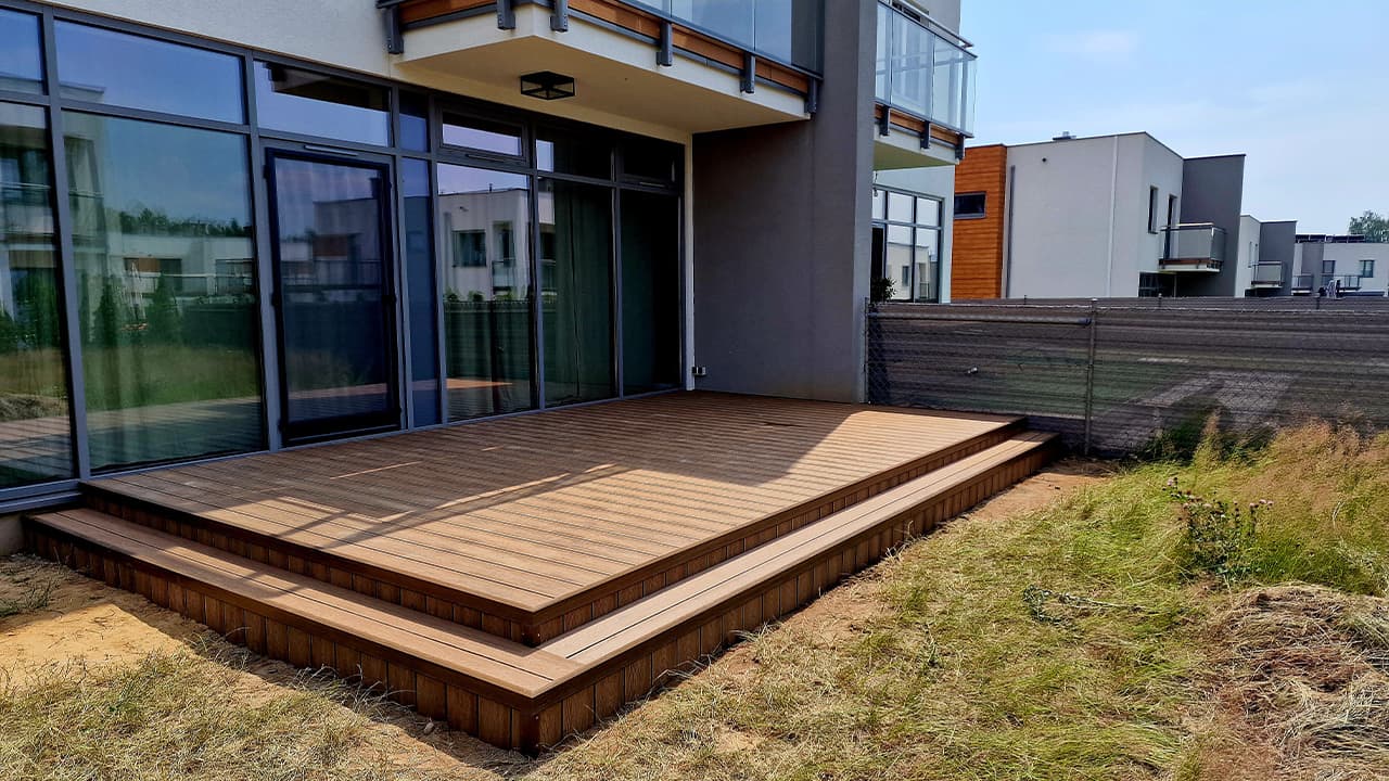 Terrace installation and construction in Gliwice