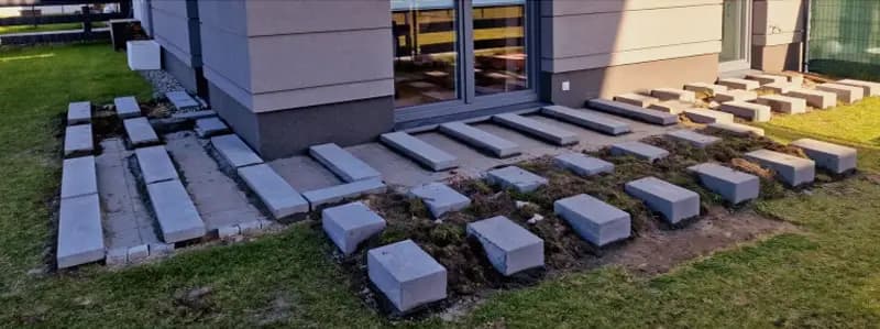 Prepared sub-base for composite decking