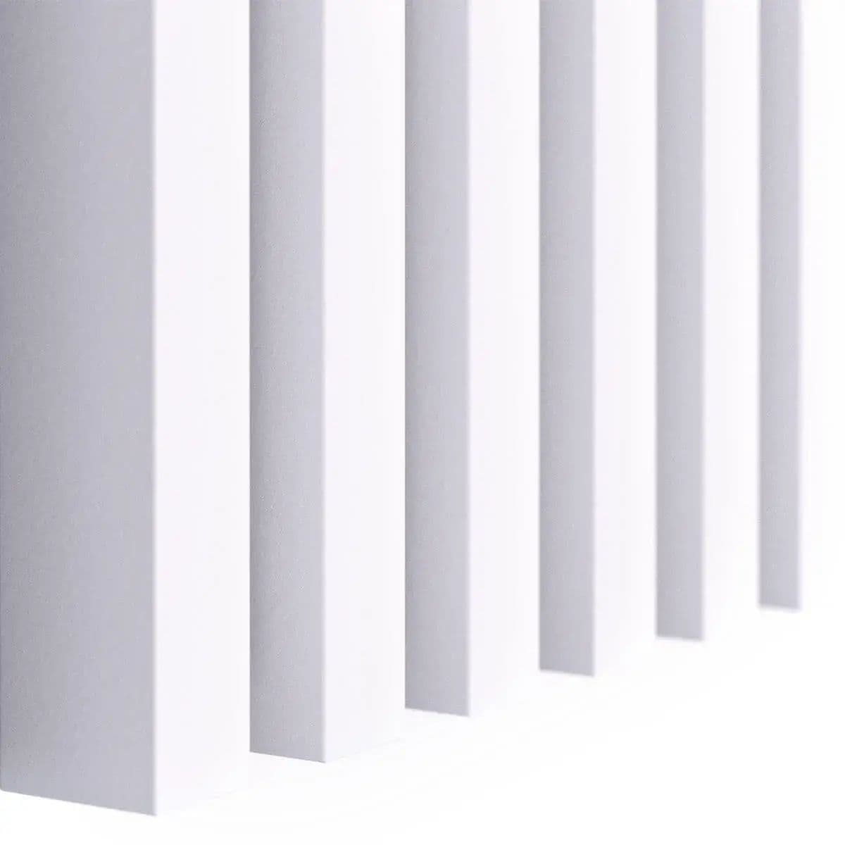 White wall slats 30x40 mm – decorative wall strips