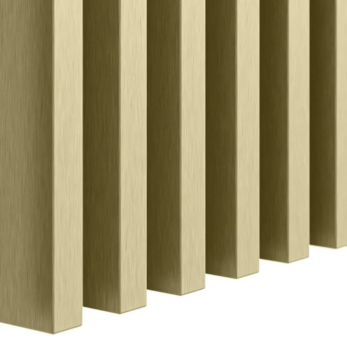 Gloss gold wall slats 30x40 mm – decorative wall strips