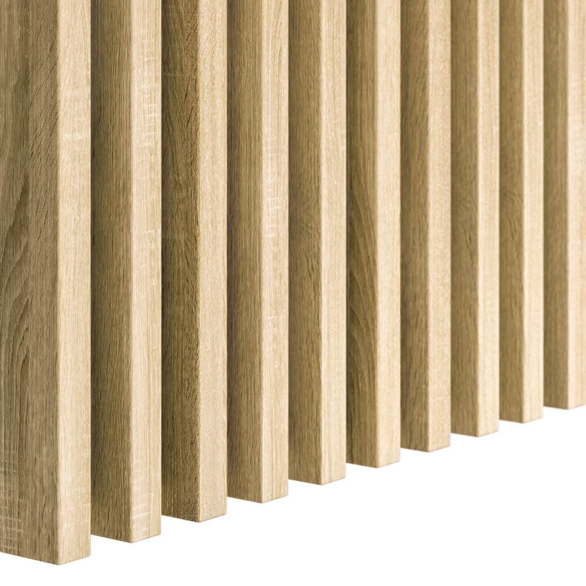 Sonoma oak wall slats 16x30 mm decorative wall strips