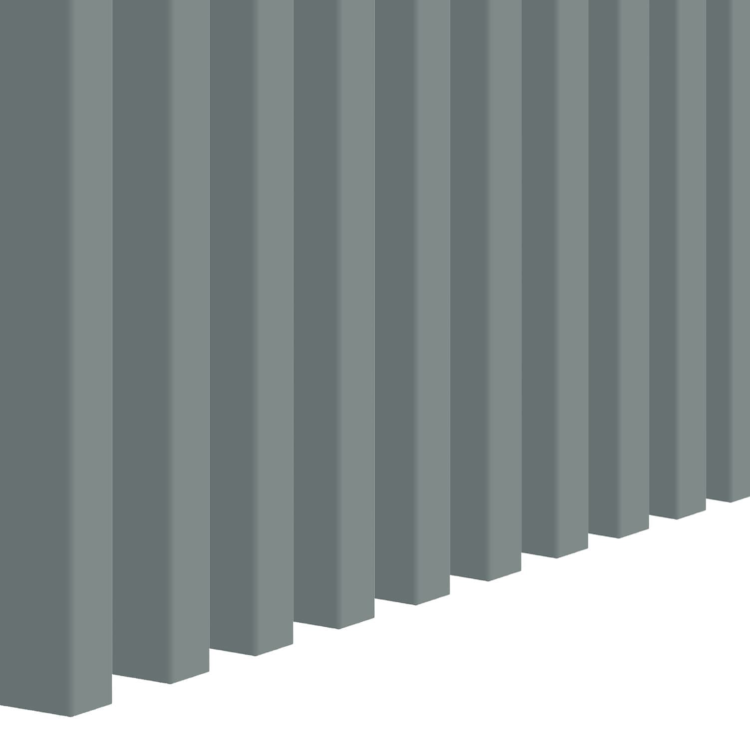 Scandinavian Grey Wall Slats 16x30 mm Decorative Wall Strips