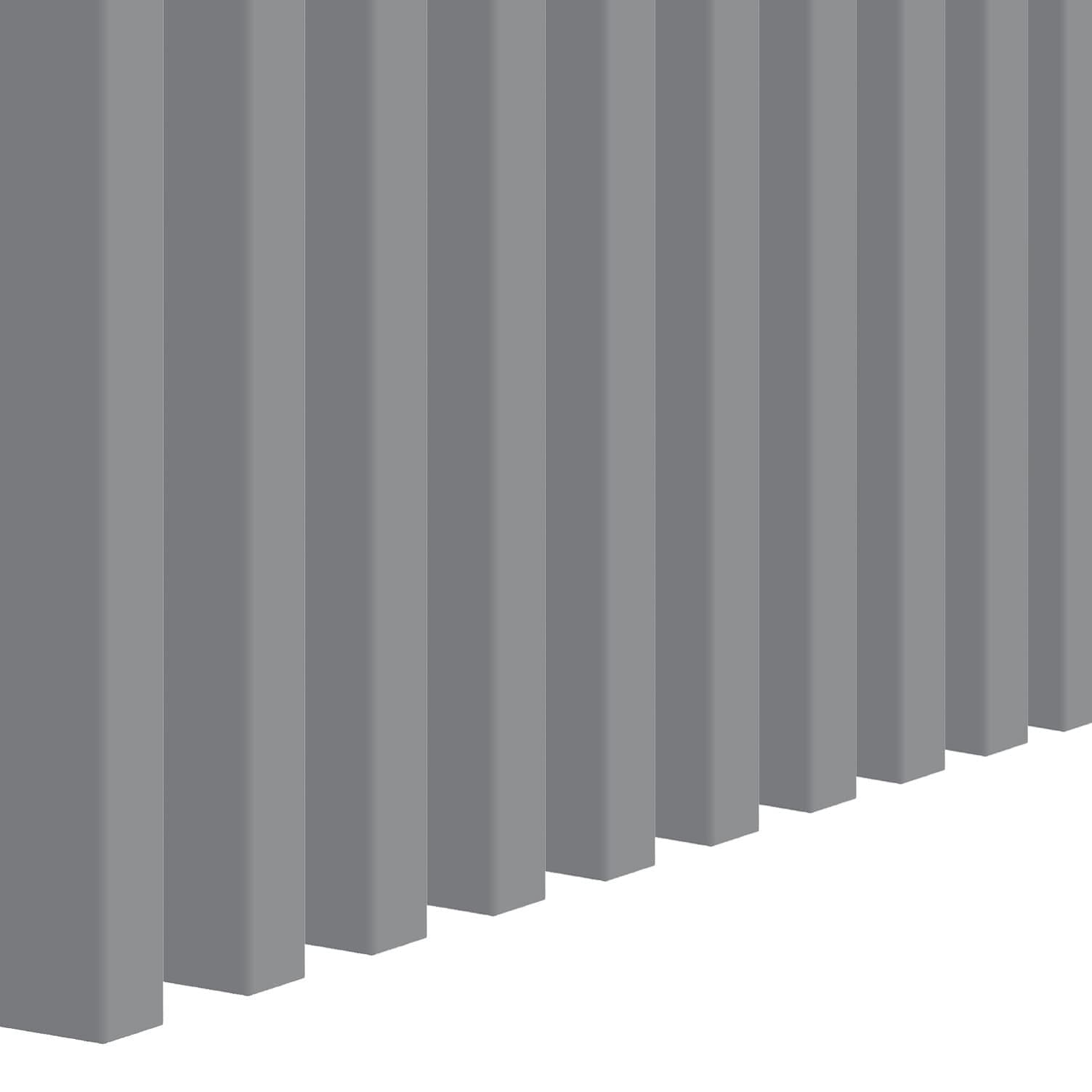 Grey wall slats 16x30 mm decorative wall strips