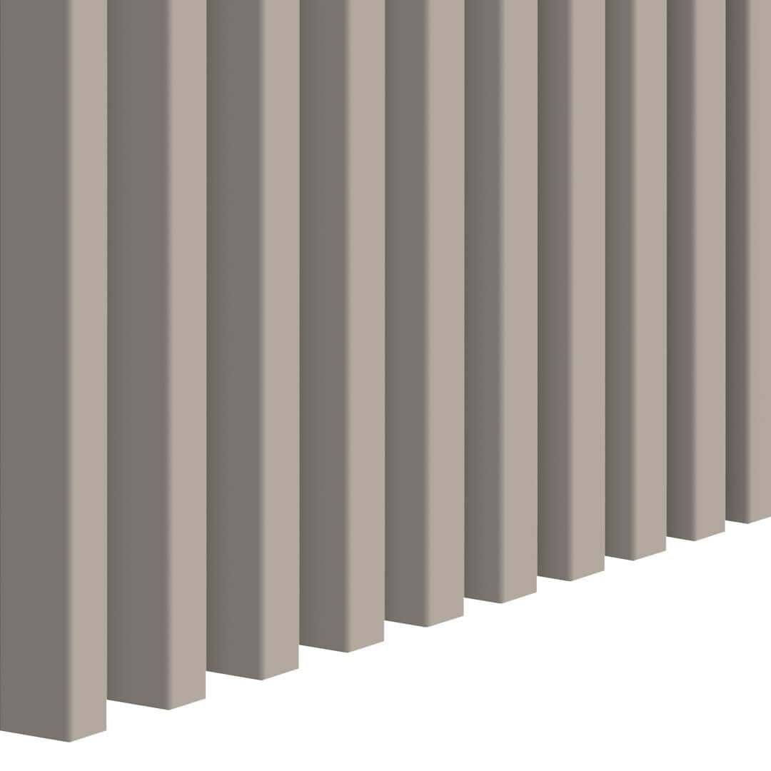 Cashmere wall slats 16x30 mm decorative wall strips
