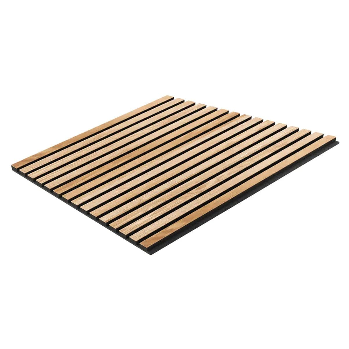 Oak VENEERED acoustic panel, 19 mm thick, black felt