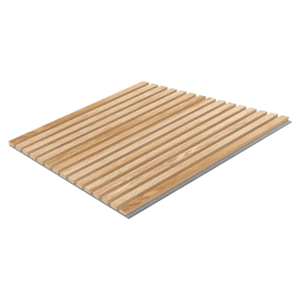 Oak VENEERED acoustic panel | grey felt 19 mm thick 60x240 cm grey felt