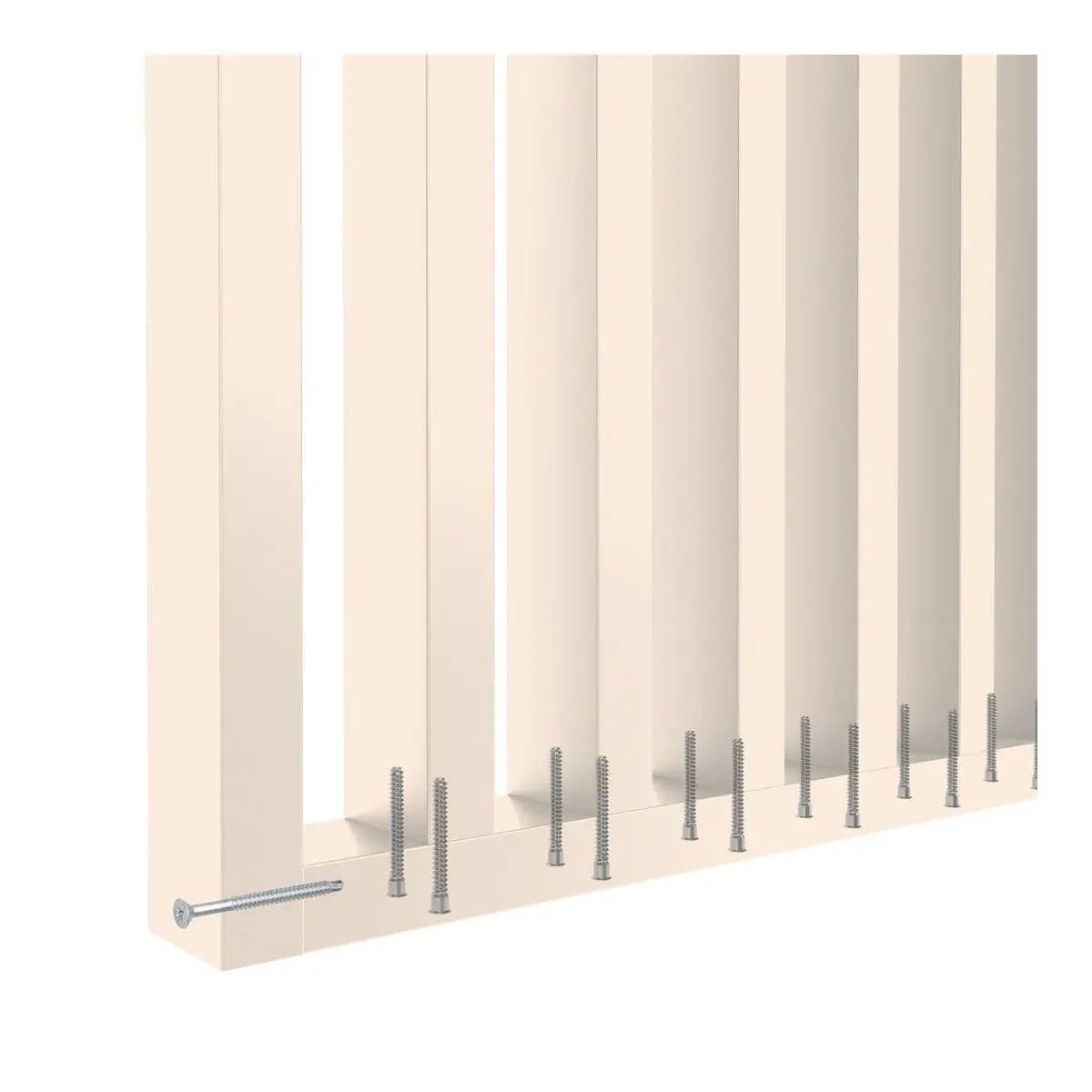Beige 30x60 mm slatted wall up to 2750 mm wide – assembly kit