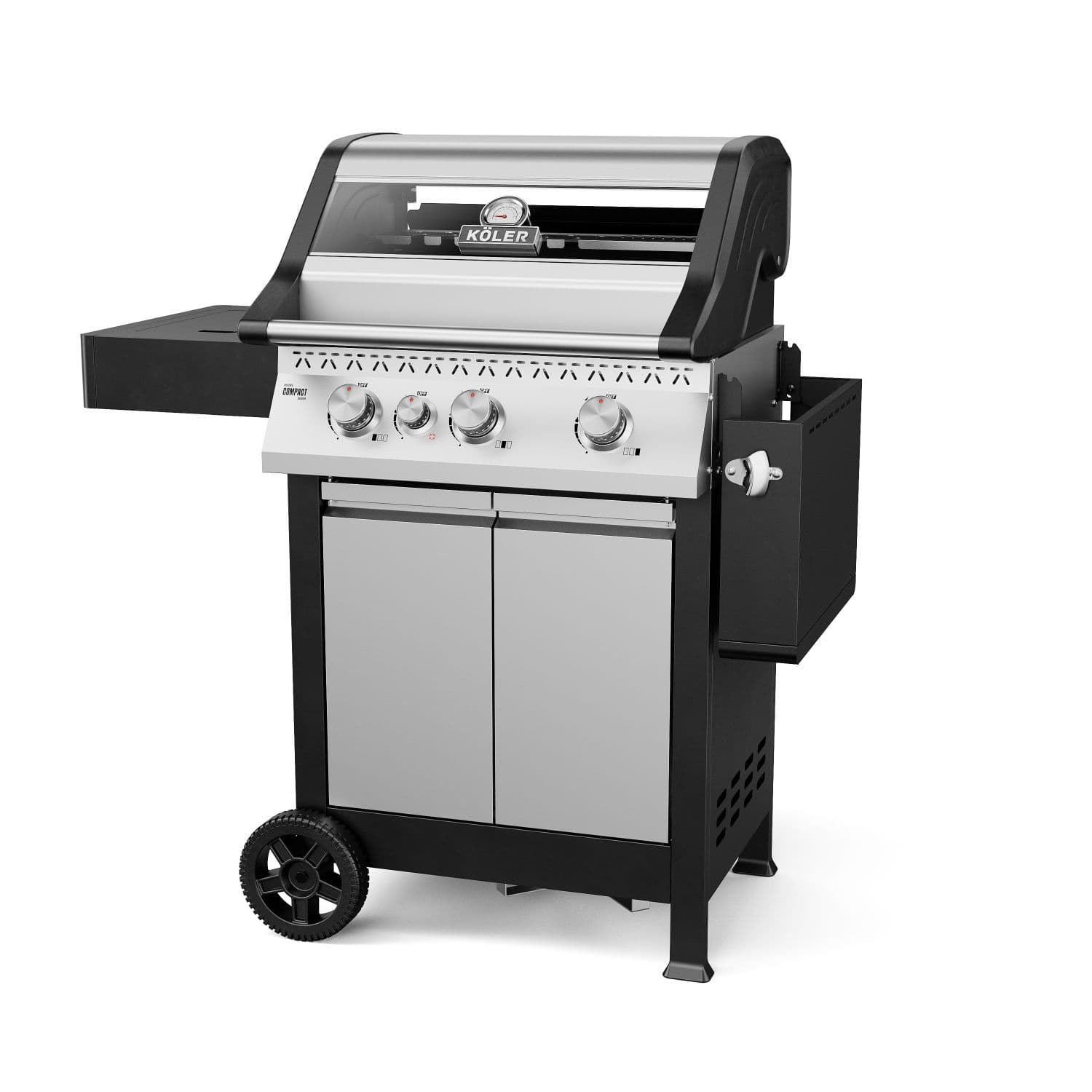 Koler Krone Compact Silver Gas Barbecue