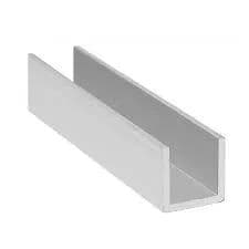 Aluminium U-channel 12x12x2 mm