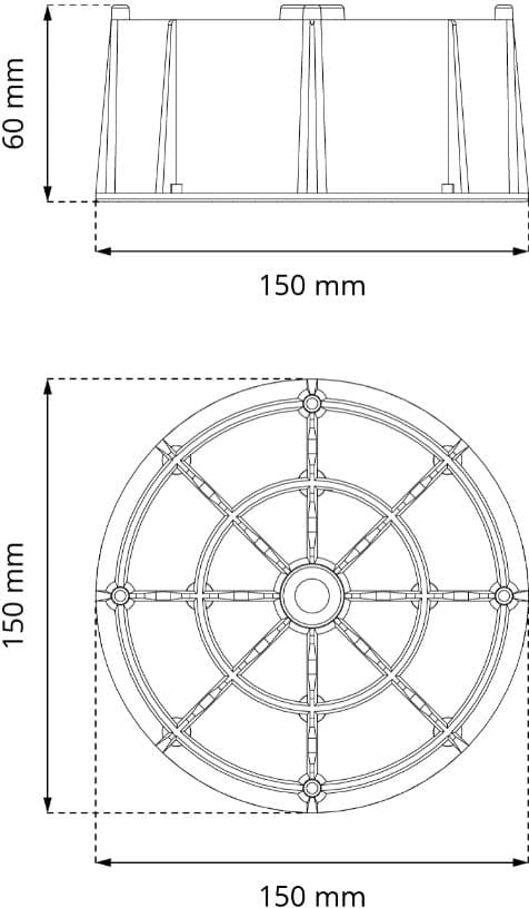 SPIRAL 60 DS60 spacer pad