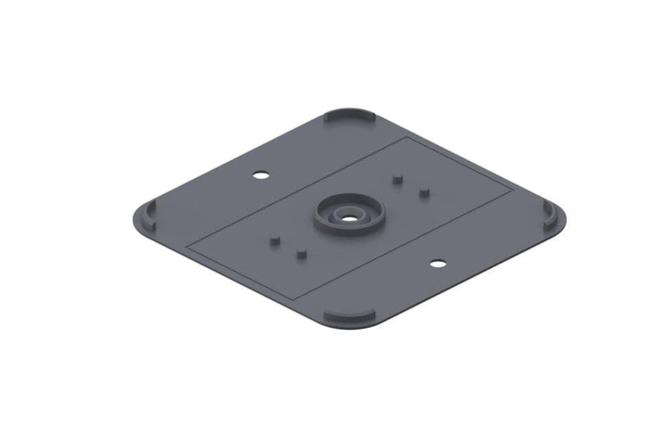 Protective pad for adjustable pedestal with joist fixing adaptor RAPTOR DDR PO 107483