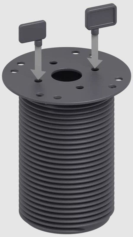 Additional 5 mm spacers for the PODSTAWKI TARASOWE, SPIRAL, STANDARD, MAX series, pack of 100 L5