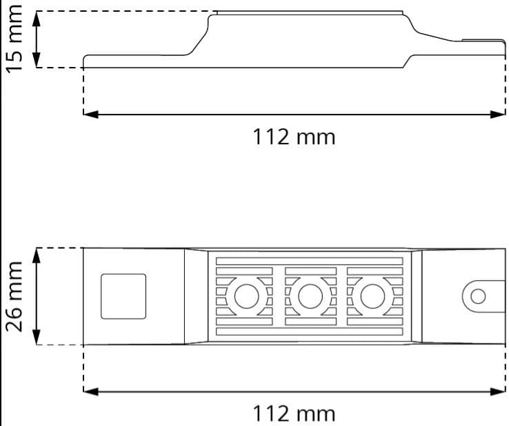 Concealed connector for decking boards 8.30–9.00 cm wide - 1 piece LT9 10198