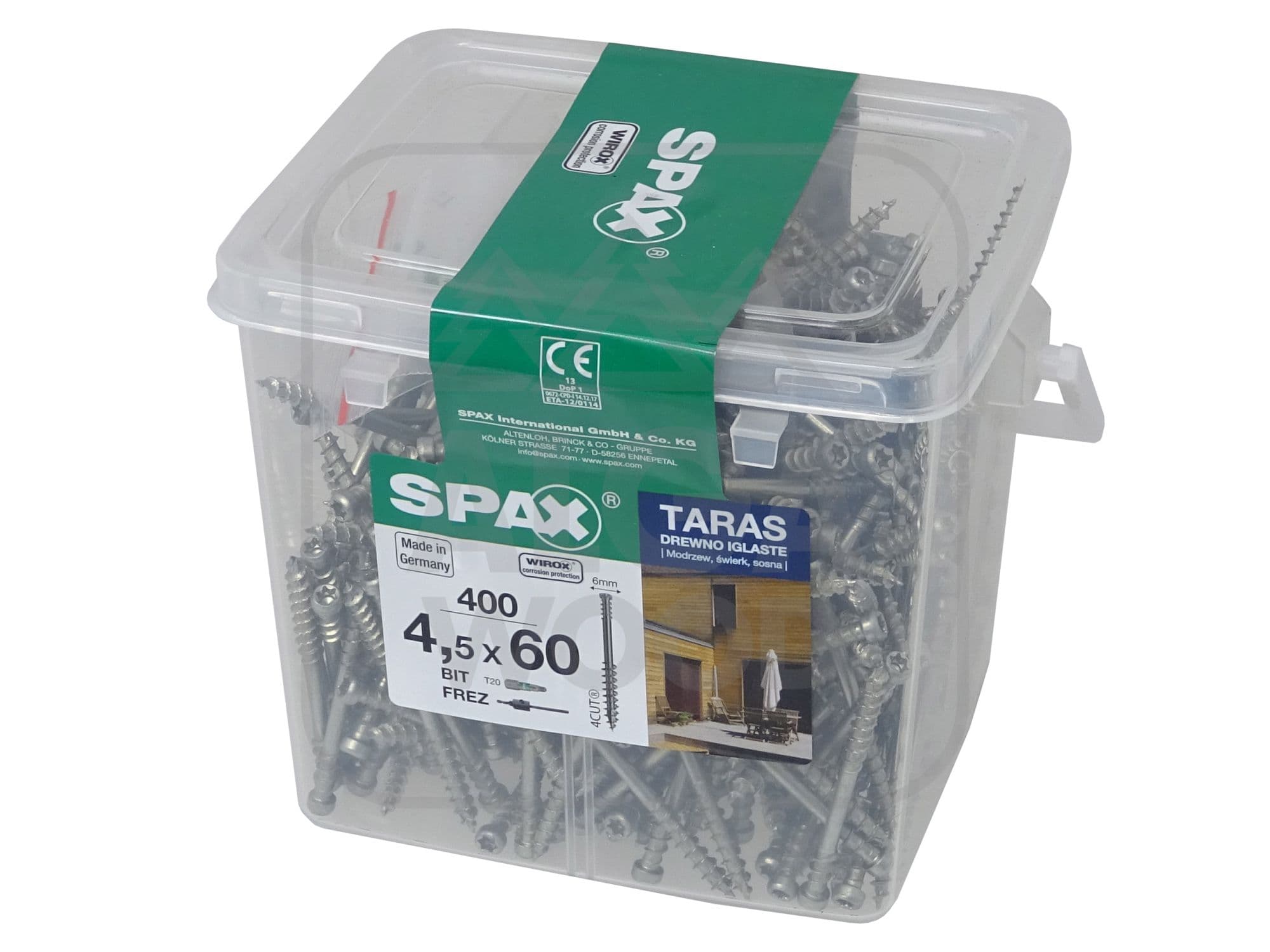 SPAX WIROX wood screws (decking board)