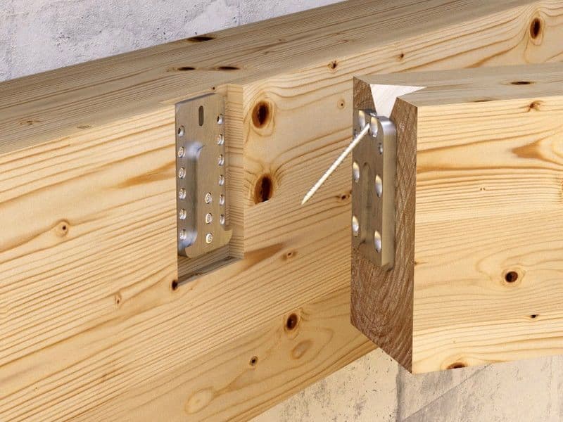 Rothoblaas UV-T concealed timber-to-timber connector