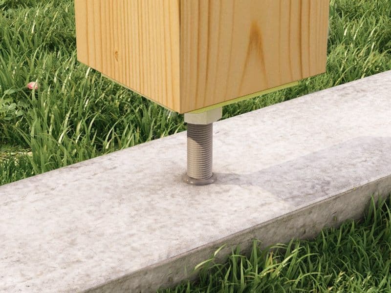 Adjustable post base (100x100 mm beam) Rothoblaas R70