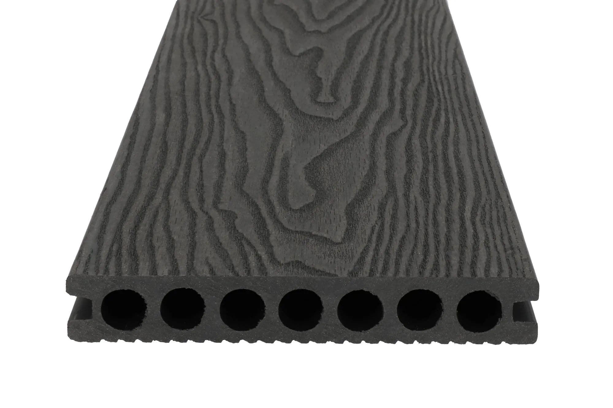 DUO composite decking system for a 30 m² terrace - GRAPHITE