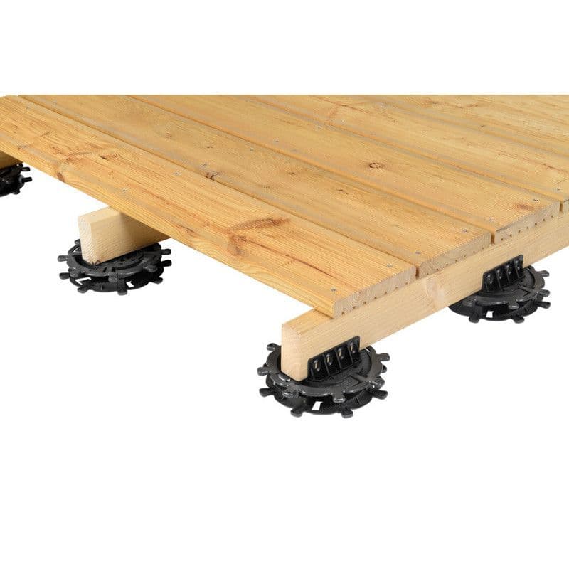 SPIRAL HIGH adjustable decking pedestal for joists