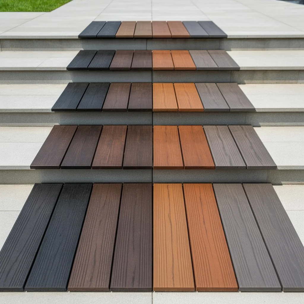 Solid or hollow boards for stairs