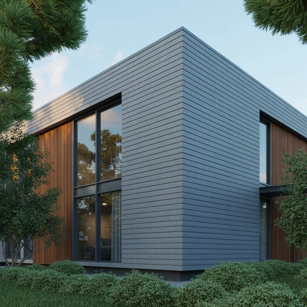 Composite decking boards on a façade: vertical or horizontal