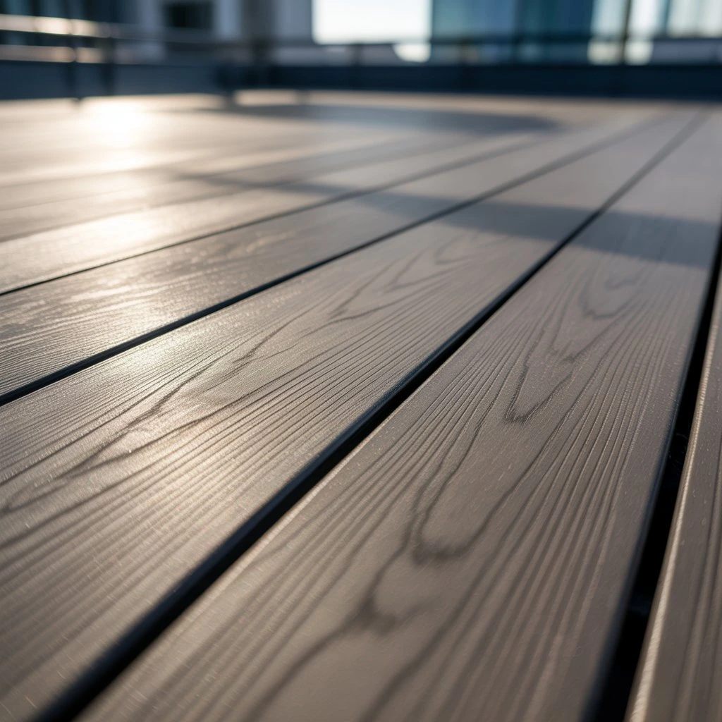 Composite decking in urban development