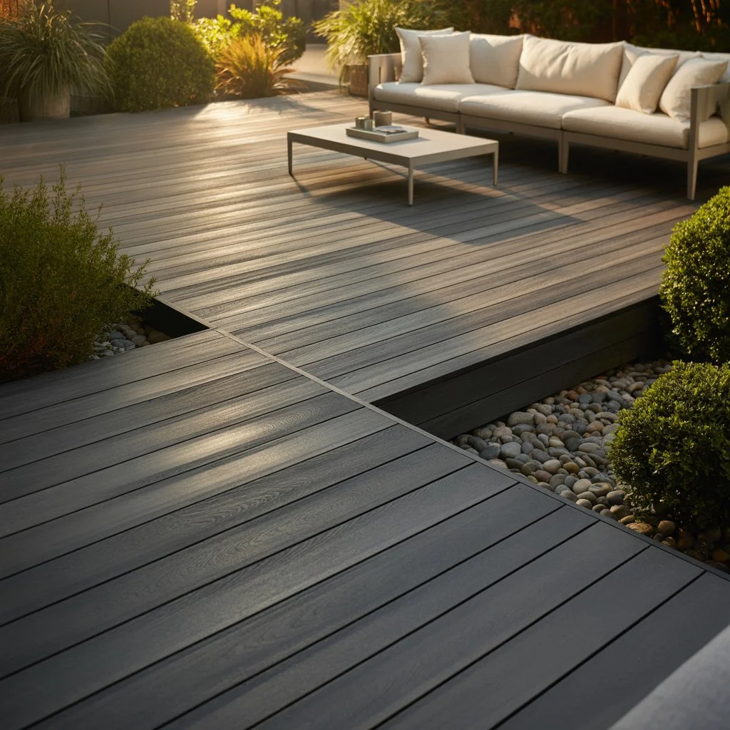 How long does it take to install a terrace made from composite decking boards